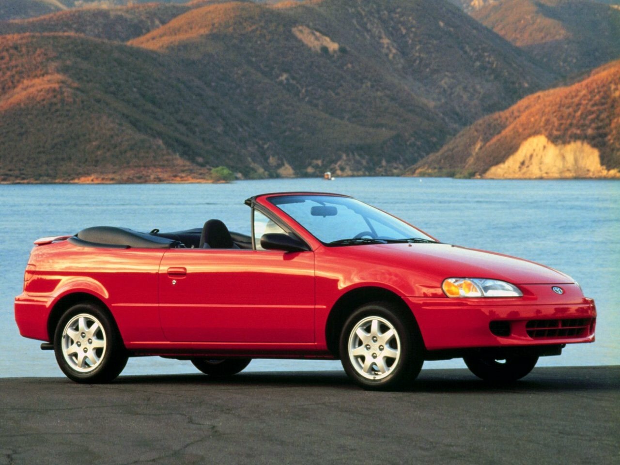 Toyota Paseo, II (L50), 1995–1999, Convertible: Side view