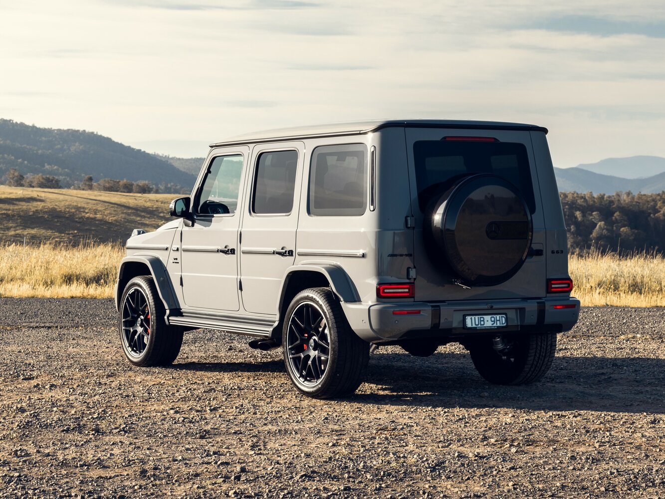 Mercedes-Benz G-Класс AMG, II (W465) Рестайлинг, 2024–2026, Внедорожник 5 дв.: Вид сзади в три четверти