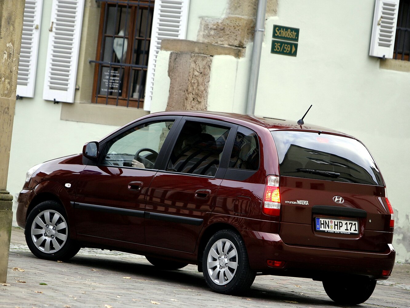 Hyundai Matrix, I Рестайлинг 2, 2008–2010, Компактвэн: Вид сзади в три четверти