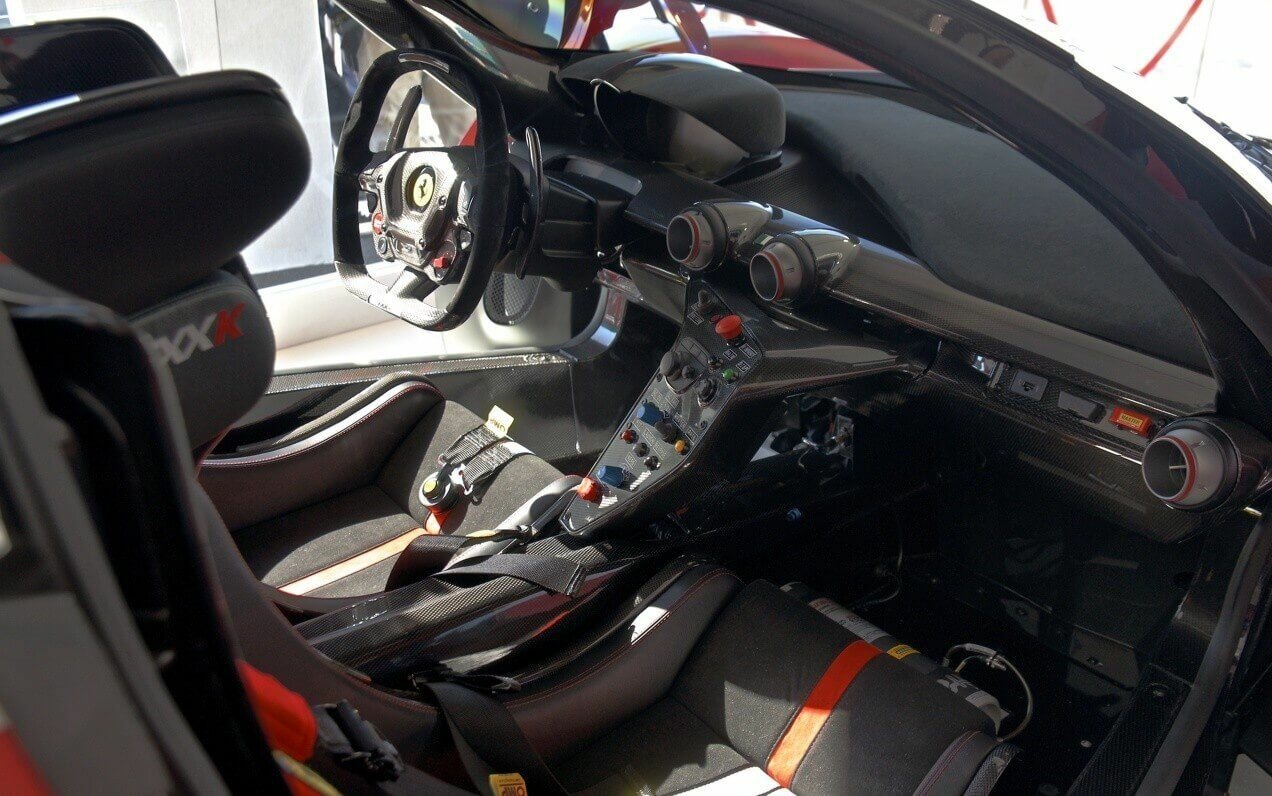 Ferrari FXX K, , 2015–2017, Coupe: Front cabin