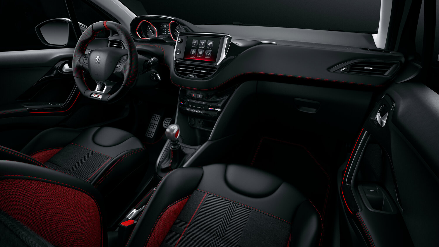 Peugeot 208 GTi, I Рестайлинг, 2015–2019, Хэтчбек 3 дв.: Передняя панель