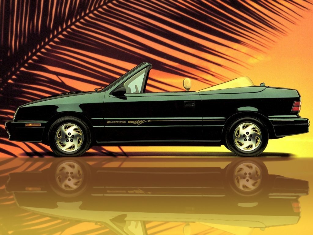 Dodge Shadow, , 1986–1994, Кабриолет: Вид сбоку