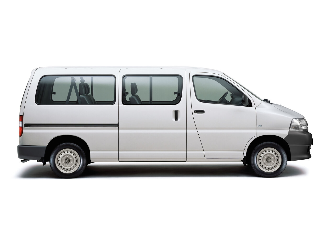 Toyota HiAce, XH10 Рестайлинг, 2006–2012, Минивэн Long: Вид сбоку