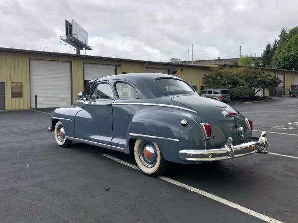 DeSoto Deluxe, , 1946–1952, Купе Club Coupe: Вид сзади в три четверти