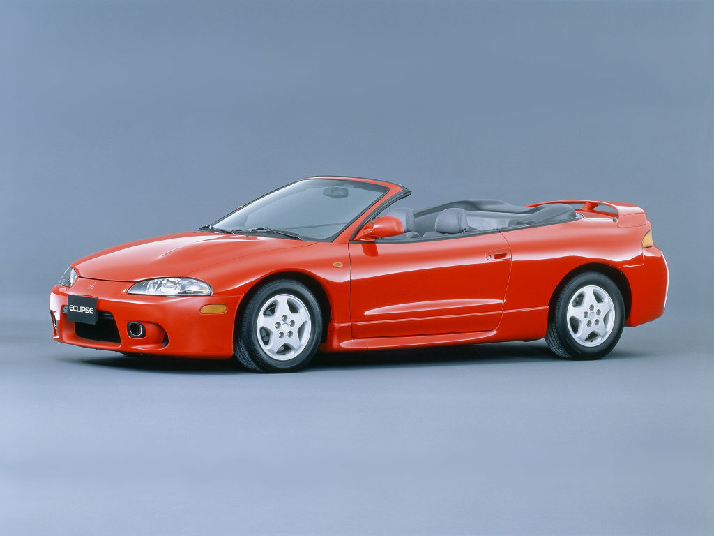 Mitsubishi Eclipse, II, 1994–1999, Convertible: Side view