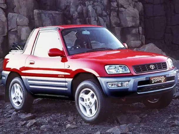 Toyota Rav4, 1 поколение, XA10, рестайлинг, Открытый кузов, Япония, 09.1997 - 04.2000: фото поколения 1