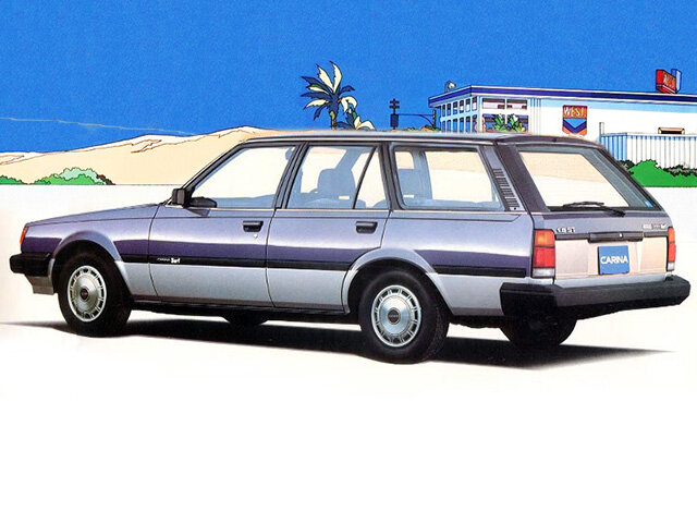 Toyota Carina, III (A60), 1982–1988, Estate 5 door: Rear three-quarter view