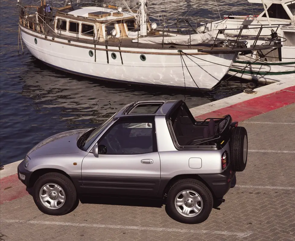 Toyota Rav4, 1 поколение, XA10, рестайлинг, Открытый кузов, Европа, 09.1997 - 06.1999: фото поколения 4