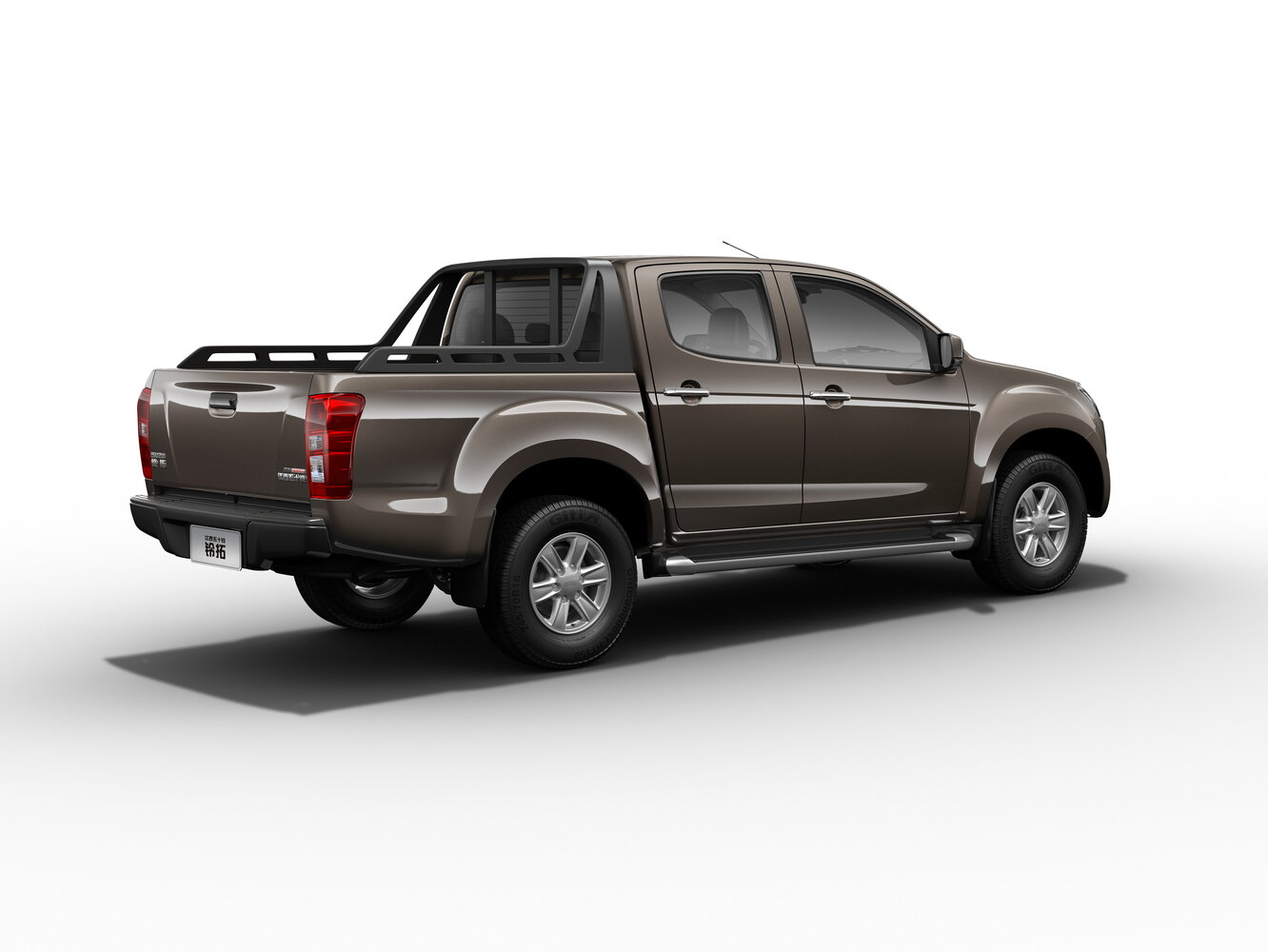 Isuzu Lingtuo, I, 2018–2024, Pickup Двойная кабина: Rear three-quarter view