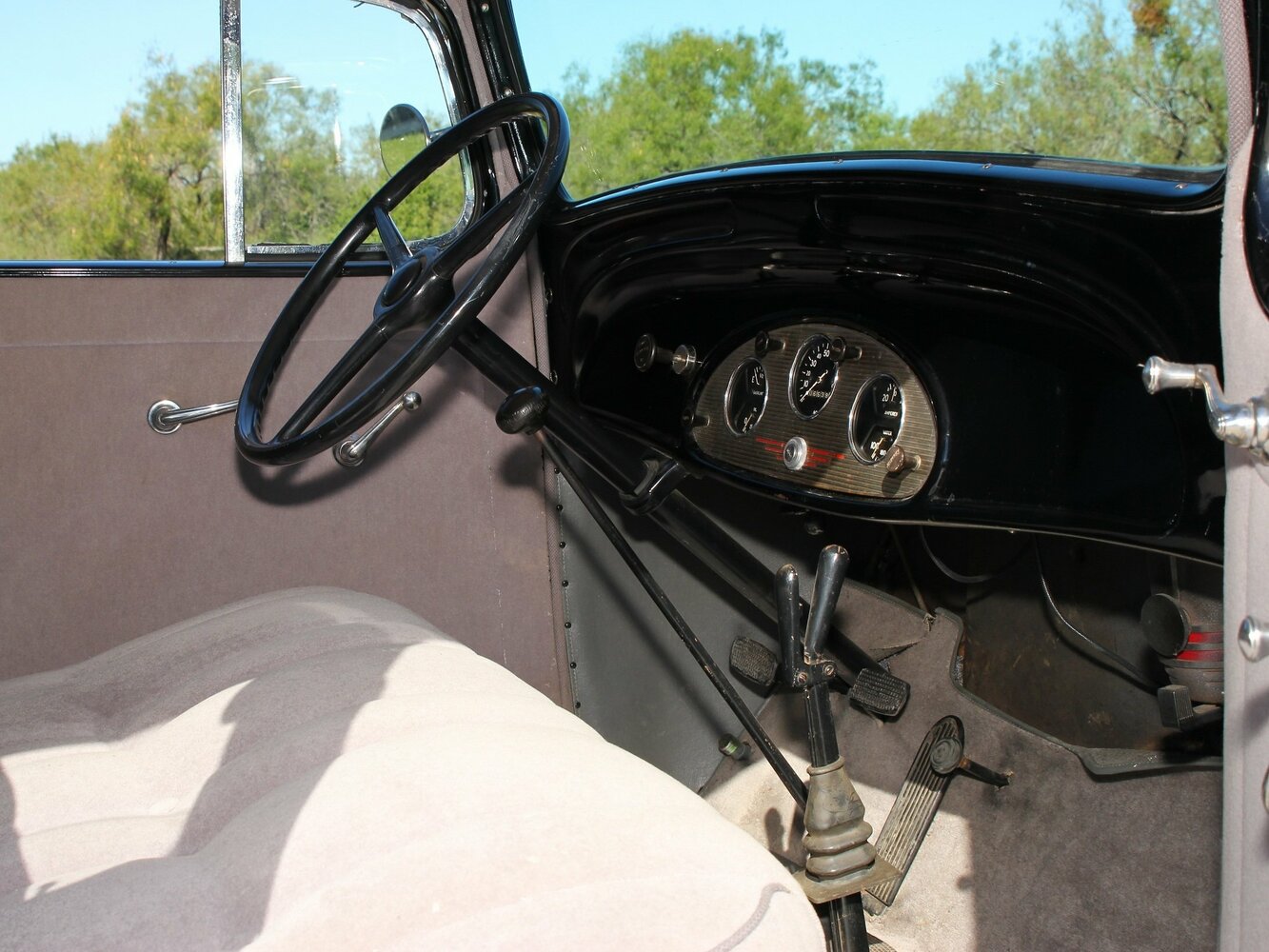 Chevrolet Master, , 1933–1940, Седан CA: Передняя часть салона