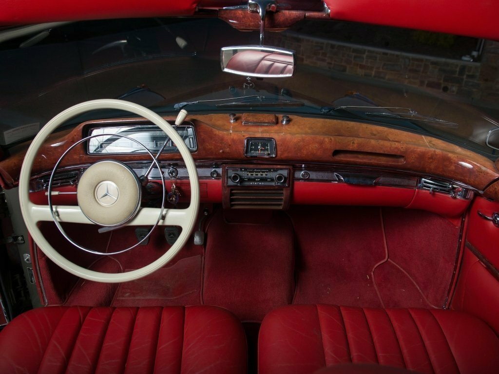 Mercedes-Benz W128, , 1958–1960, Купе: Передняя панель