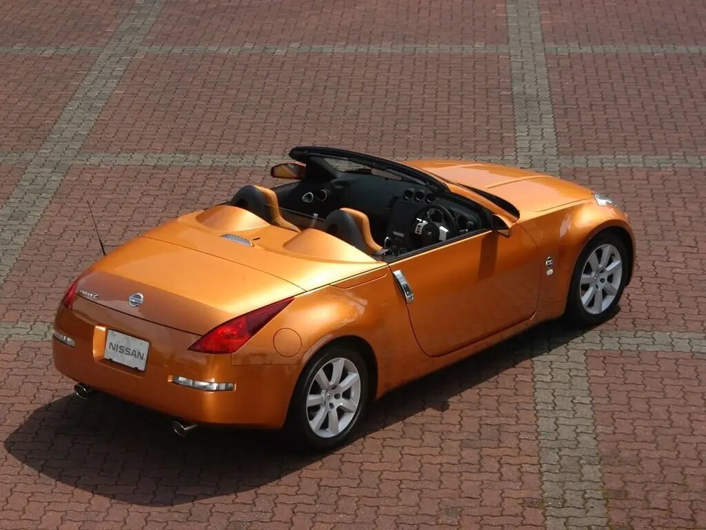 Nissan Fairlady Z, V (Z33), 2002–2008, Родстер: Rear three-quarter view
