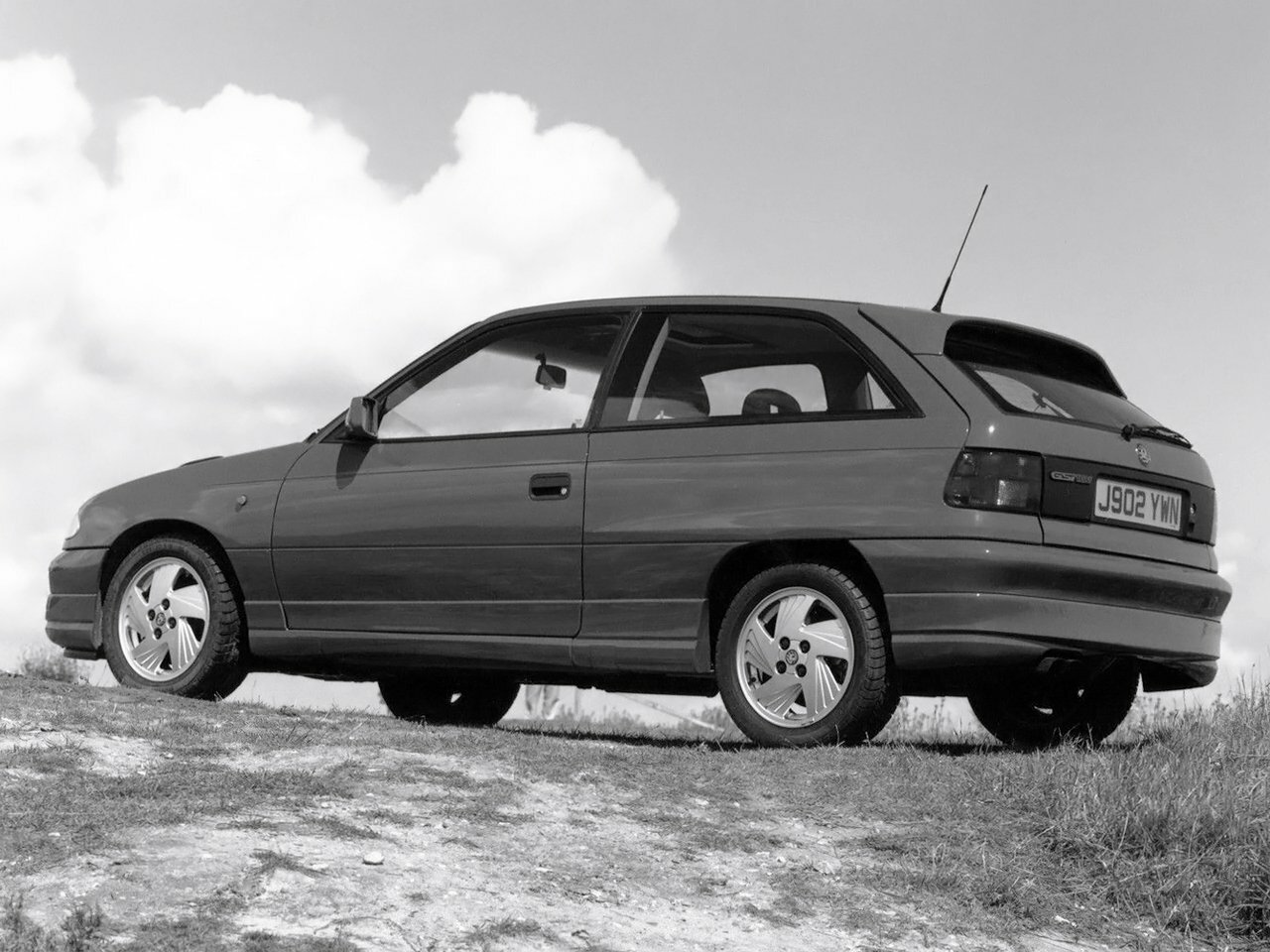 Vauxhall Astra, F, 1991–2001, Hatchback 3 door: Side view