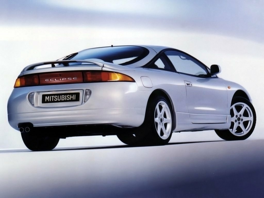 Mitsubishi Eclipse, II, 1994–1999, Coupe: Rear three-quarter view