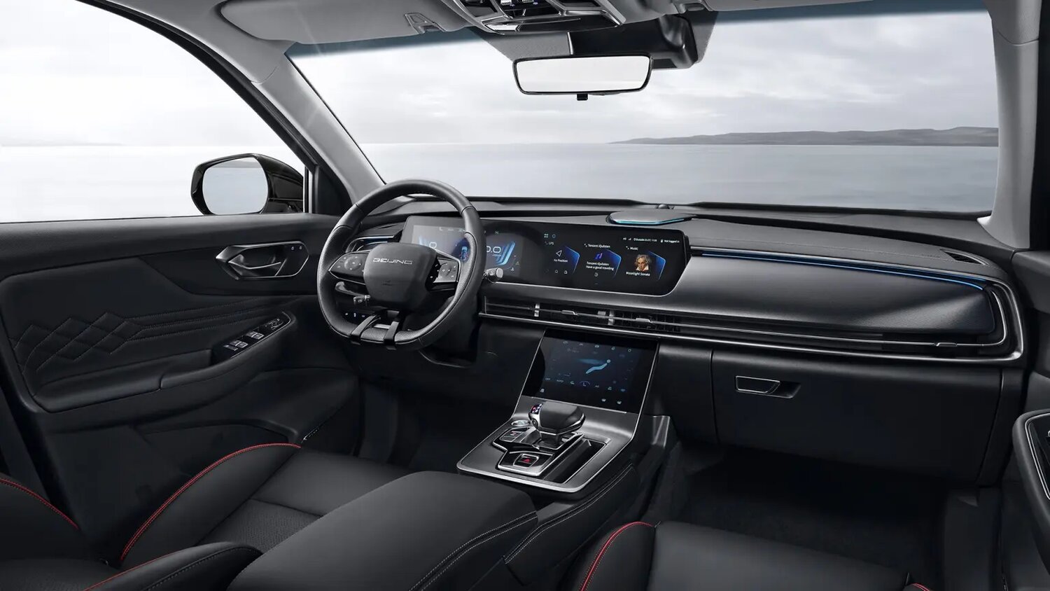 BAIC X75, , 2024–2026, Внедорожник 5 дв.: Передняя часть салона