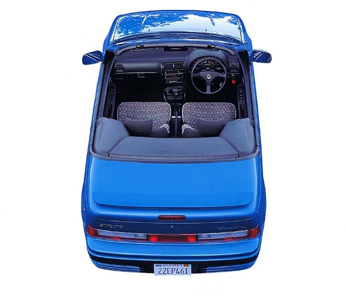 Suzuki Cultus, II, 1988–1998, Кабриолет: Вид сзади