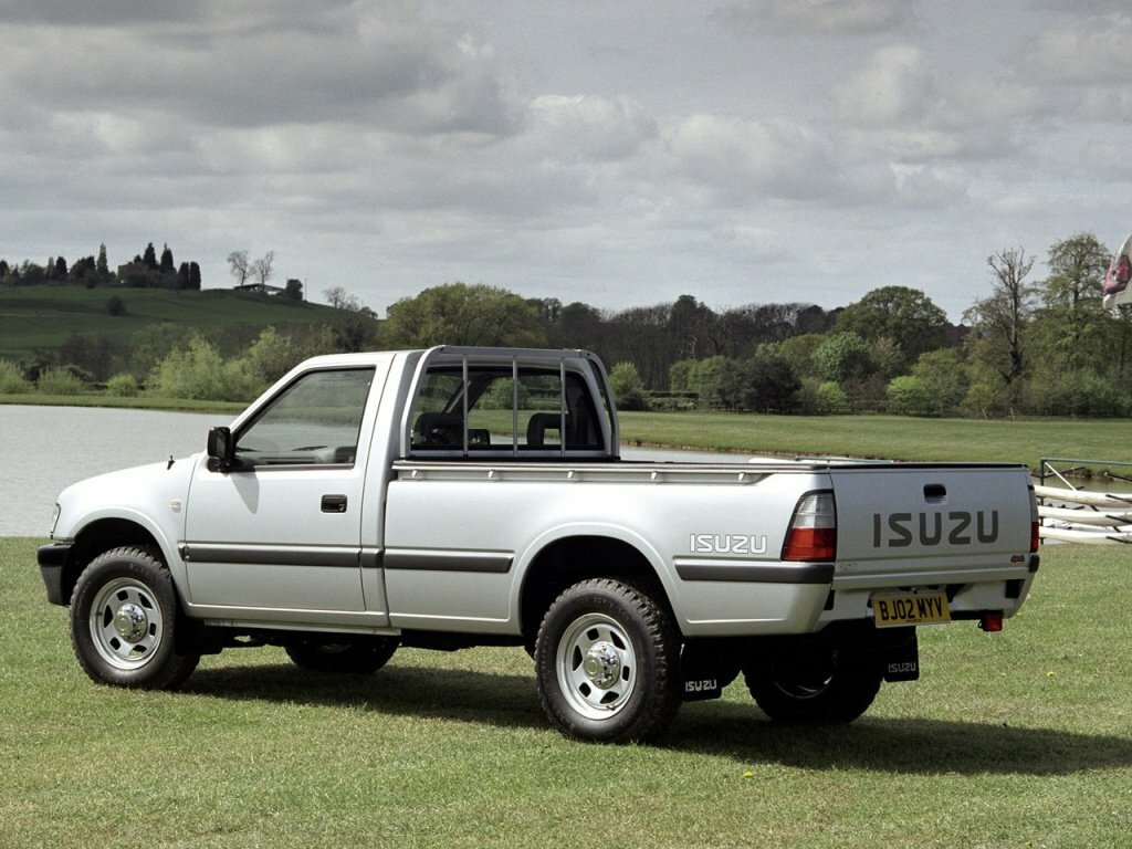 Isuzu TF (Pickup), , 1988–2002, Пикап Одинарная кабина Signle Cab: Вид сзади в три четверти