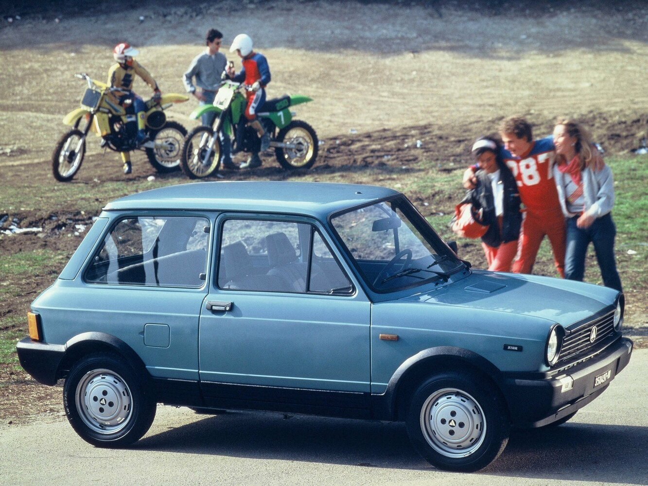Lancia A 112, , 1982–1986, Hatchback 3 door: Side view