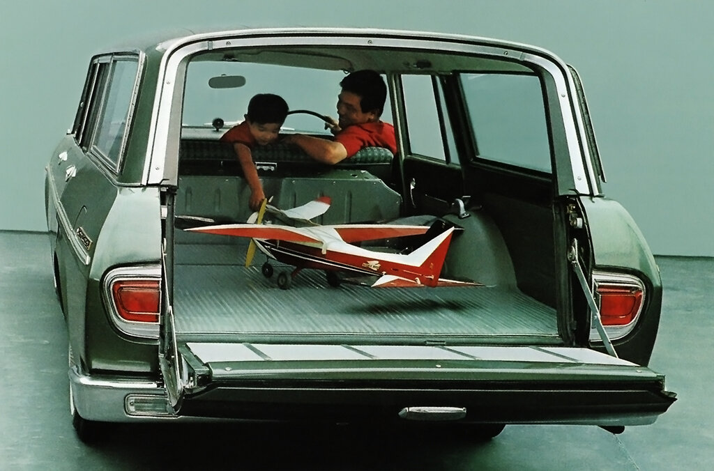 Toyota Crown, 2 поколение, S40, рестайлинг, Универсал, Япония, 07.1965 - 08.1967: фото поколения 9