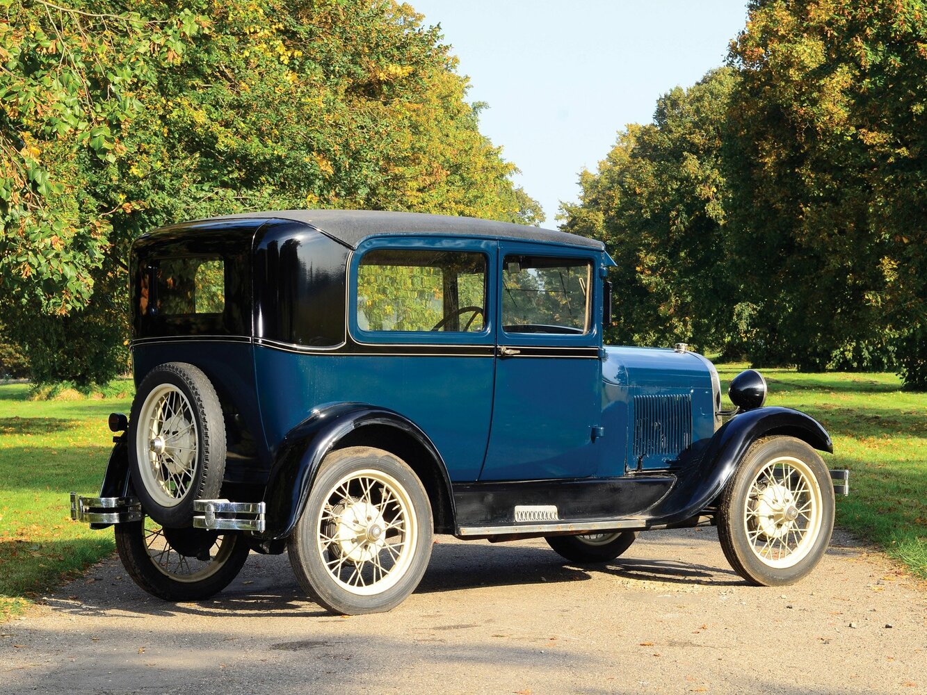 Ford Model A, , 1927–1931, Hatchback 3 door: Rear three-quarter view