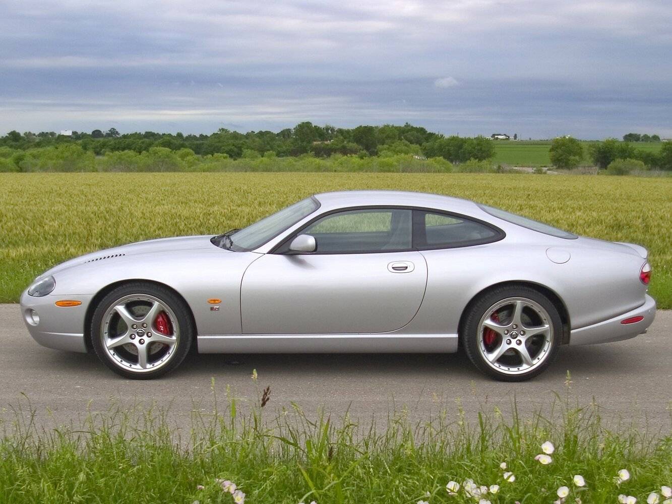 Jaguar XKR, I Рестайлинг, 2004–2006, Купе: Вид сбоку