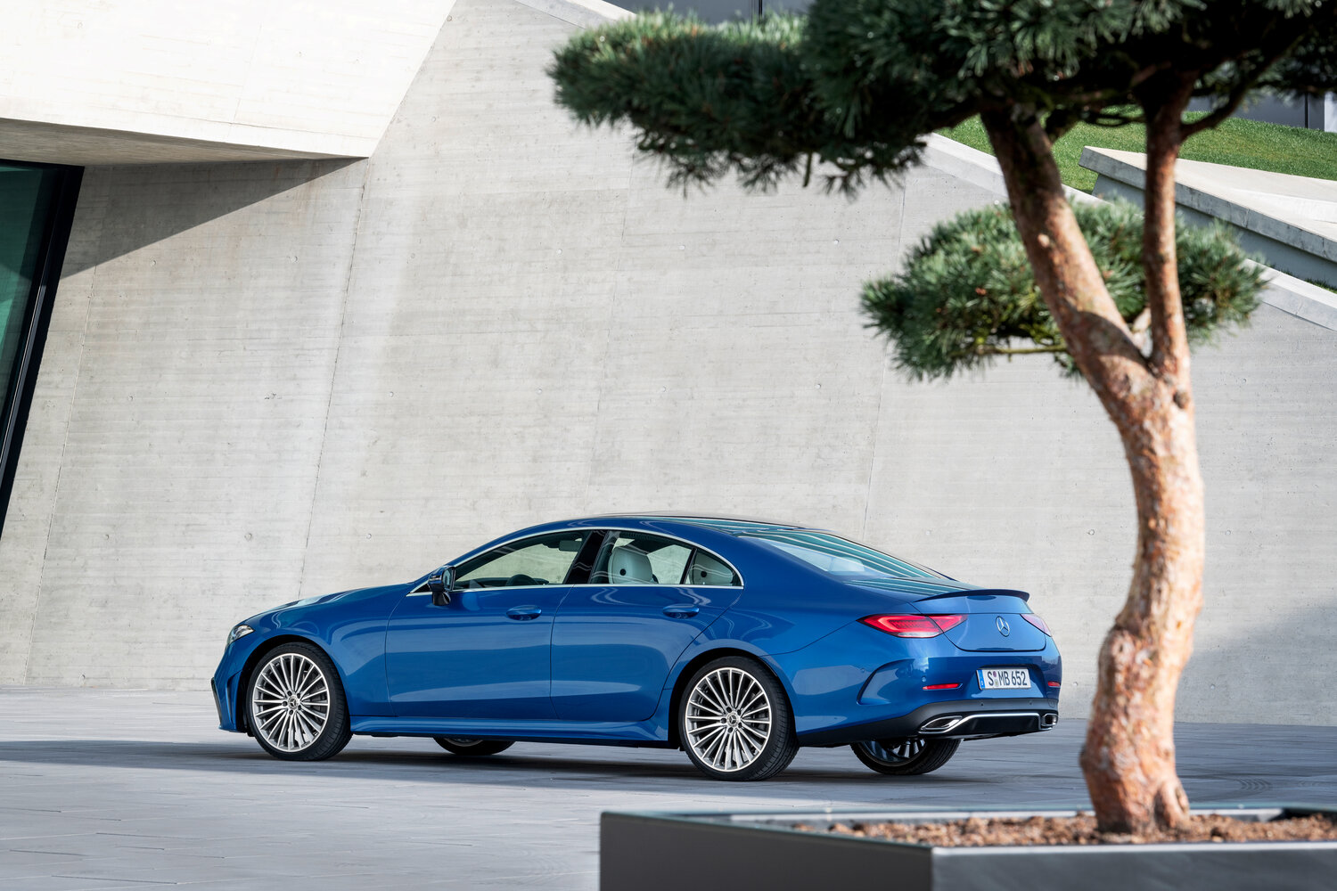 Mercedes-Benz CLS, III (C257) Рестайлинг, 2021–2023, Седан: Вид сзади в три четверти