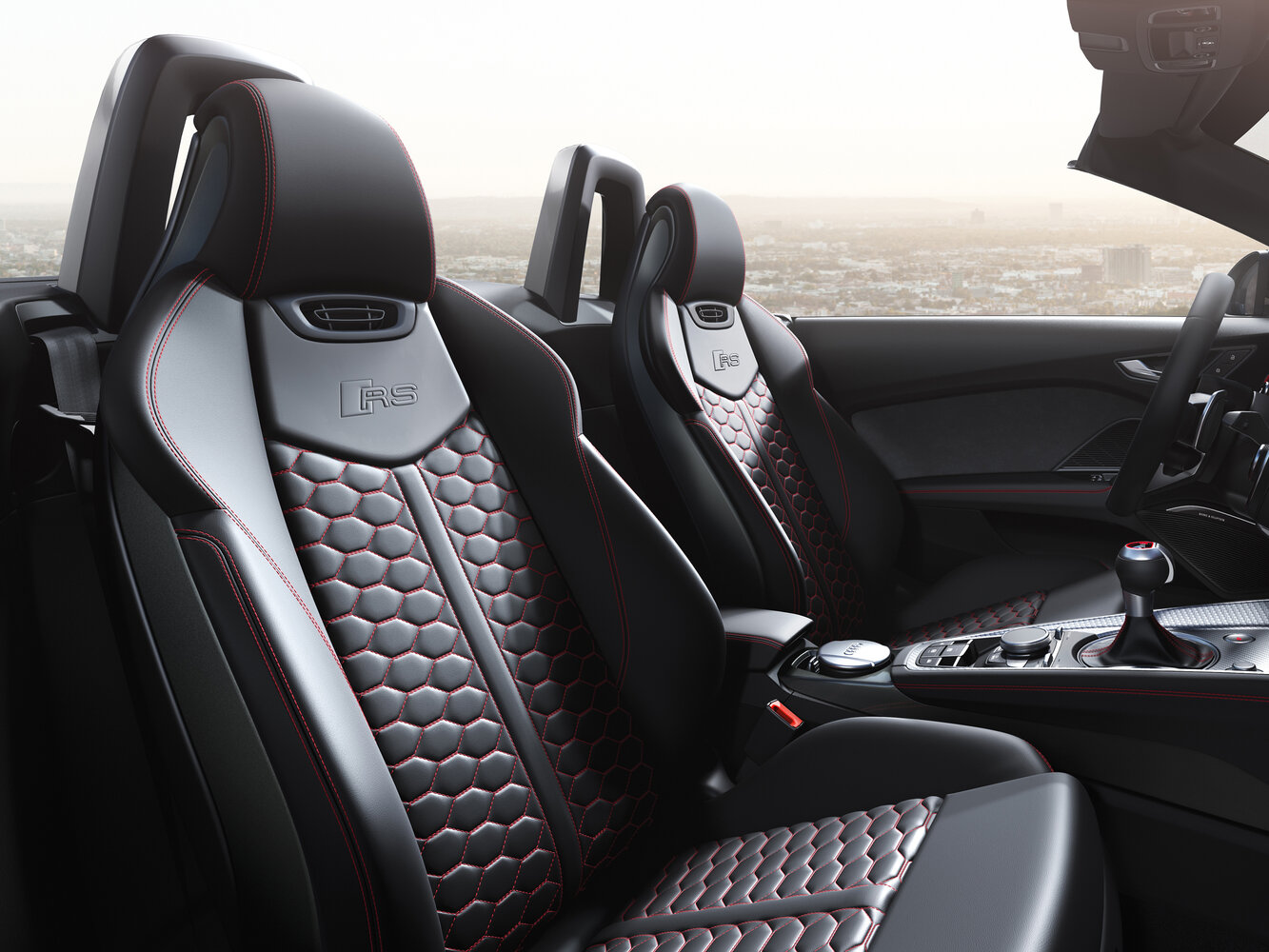 Audi TT RS, III (8S) Рестайлинг, 2019–2023, Родстер: Передняя часть салона