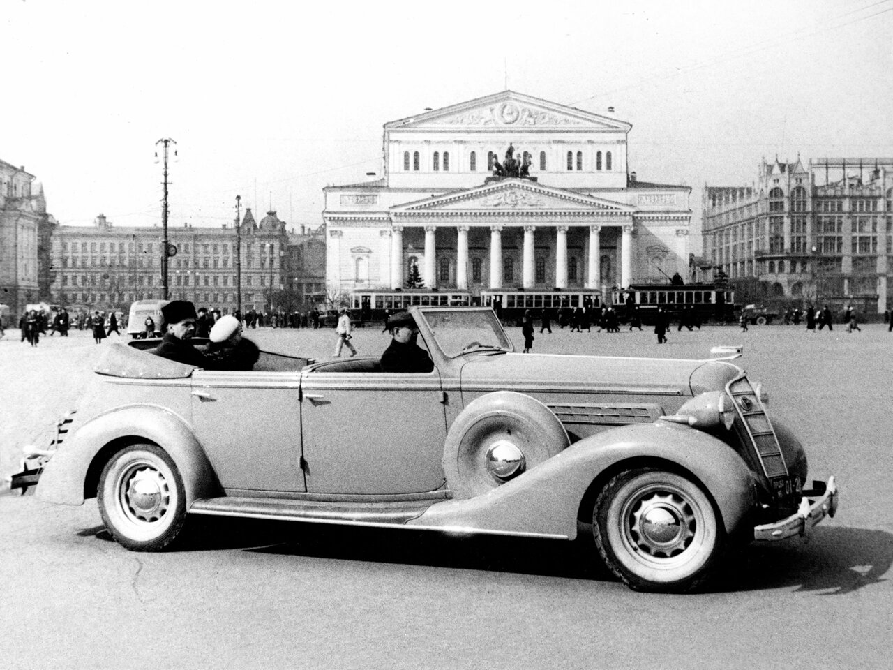 ЗиС 102, , 1938–1939, Фаэтон: Вид сбоку