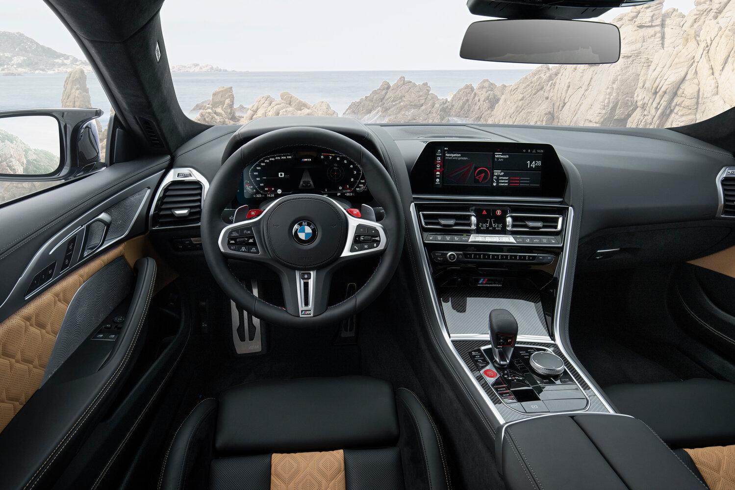 BMW M8, I (F91/F92/F93), 2019–2022, Купе: Передняя панель
