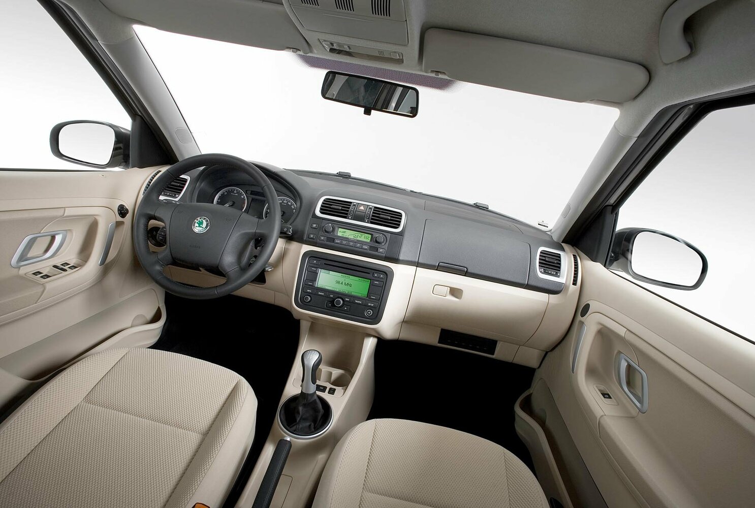 Skoda Roomster, I, 2006–2010, Compact MPV: Dashboard