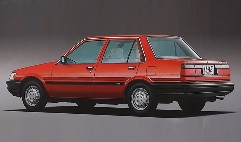 Toyota Corolla, 5 поколение, E80, рестайлинг, Седан, Япония, 05.1985 - 04.1987: фото поколения 2