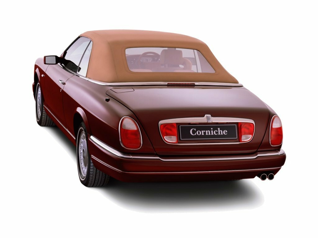 Rolls-Royce Corniche, V, 2000–2002, Кабриолет: Вид сзади в три четверти