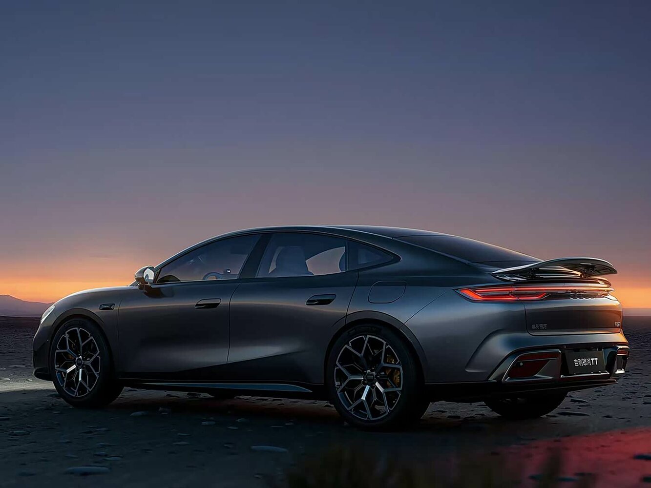 Geely Galaxy TT, , 2026–2026, Седан: Вид сзади в три четверти
