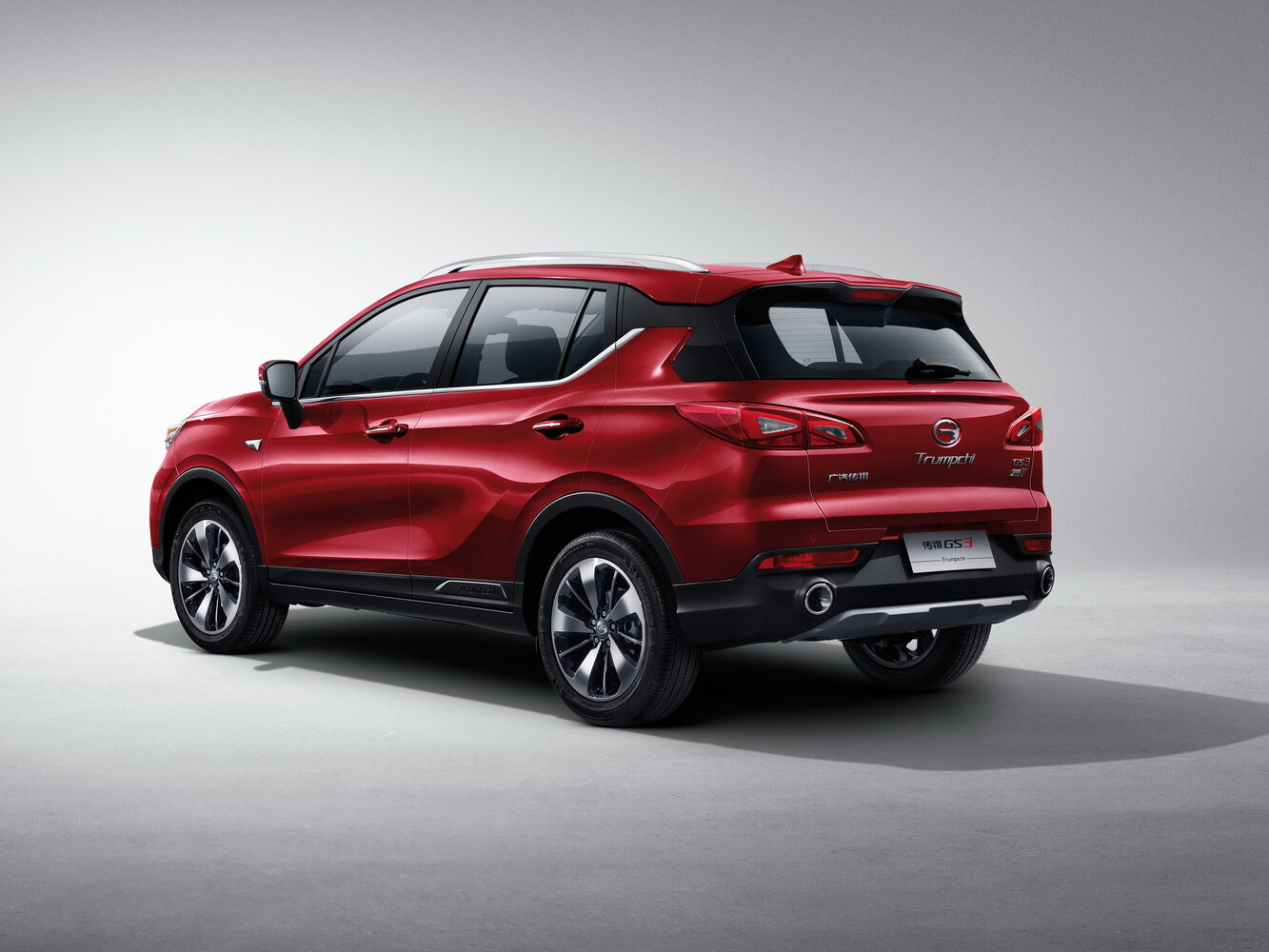 GAC Trumpchi GS3, I, 2017–2022, Внедорожник 5 дв.: Вид сзади в три четверти