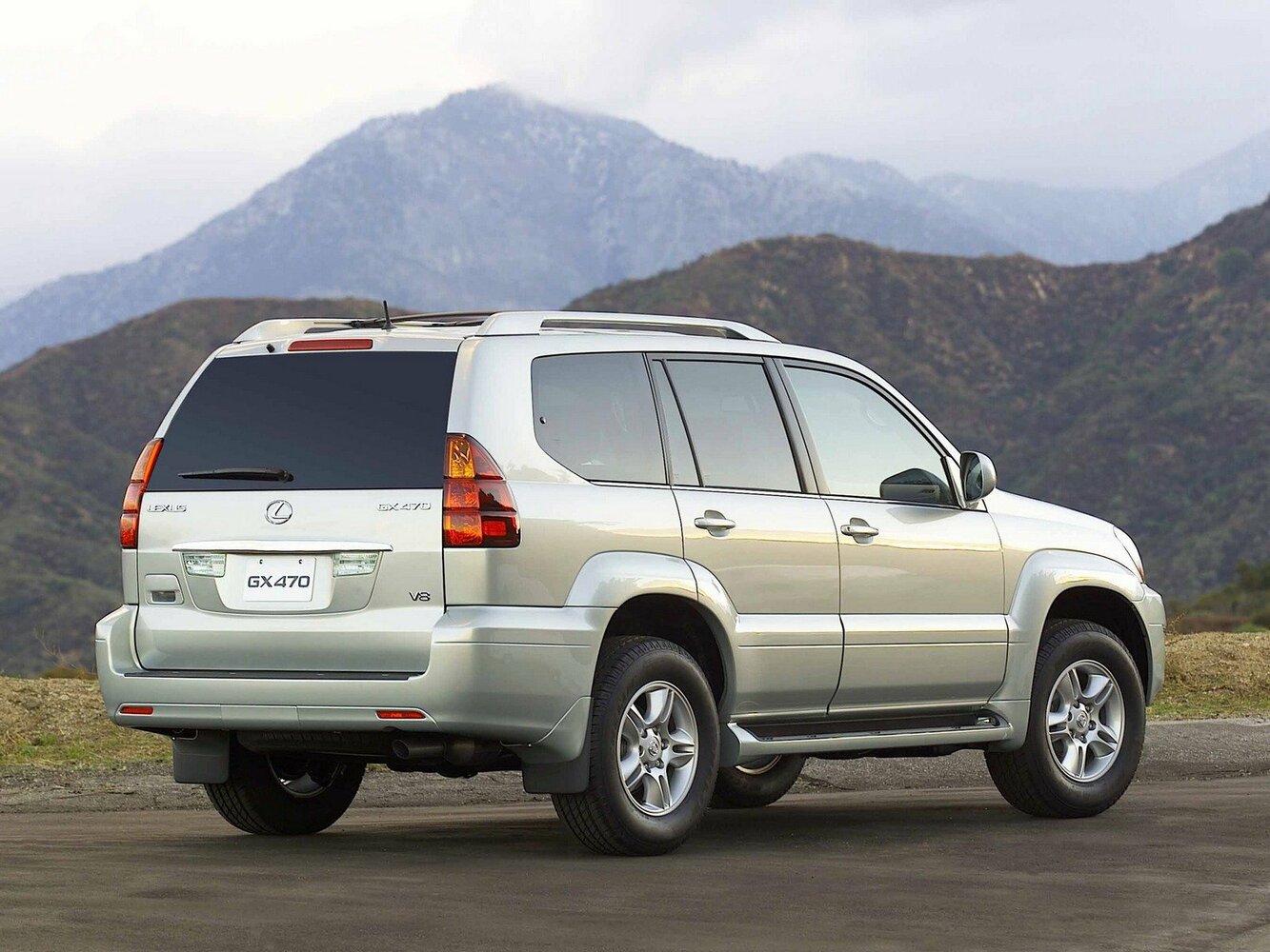 Lexus GX, I, 2002–2009, SUV 5 door: Rear three-quarter view