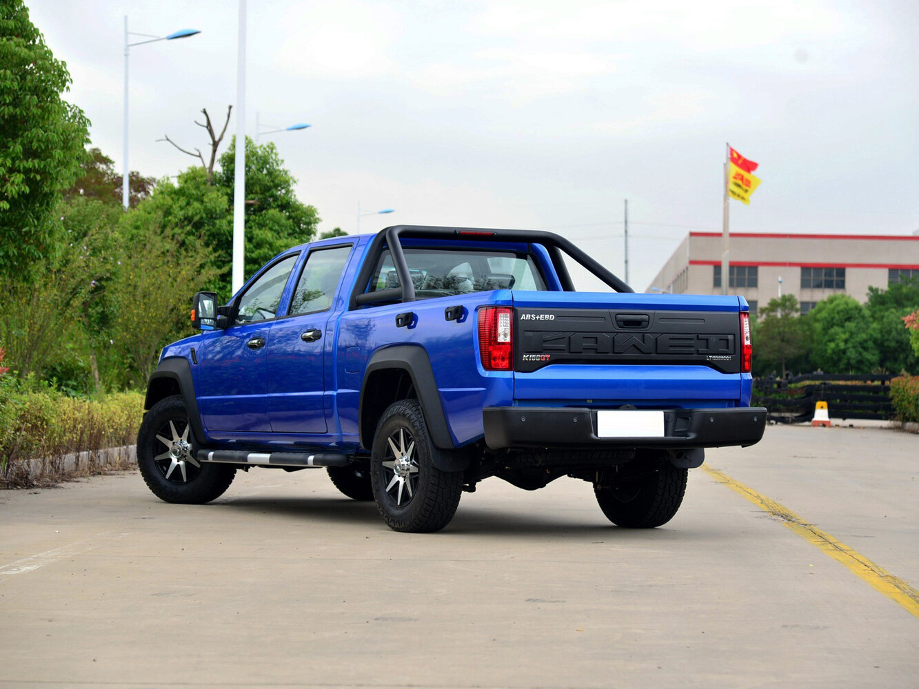 Kawei K150GT, , 2017–2023, Pickup Двойная кабина: Rear three-quarter view