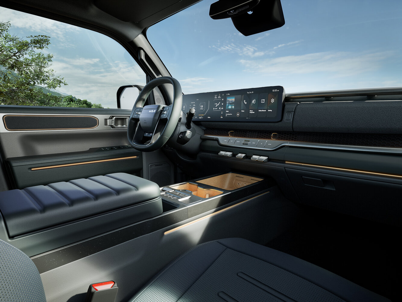 Kia Tasman, , 2025–2026, Pickup Двойная кабина: Front cabin