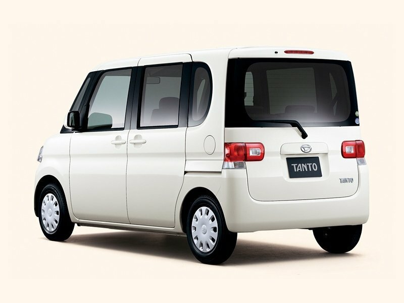 Daihatsu Tanto, II, 2007–2013, Микровэн: Rear three-quarter view