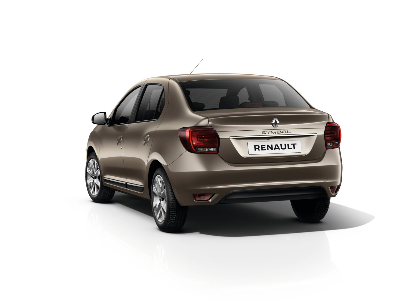 Renault Symbol, III facelift, 2017–2021, Sedan: Rear three-quarter view
