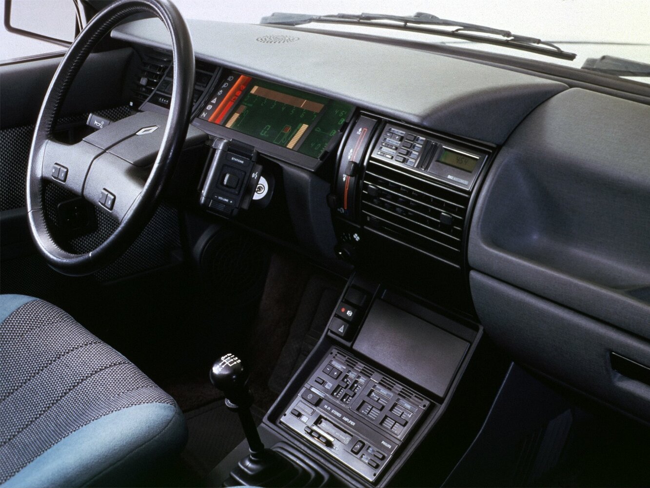 Renault 11, , 1983–1989, Hatchback 5 door: Front cabin