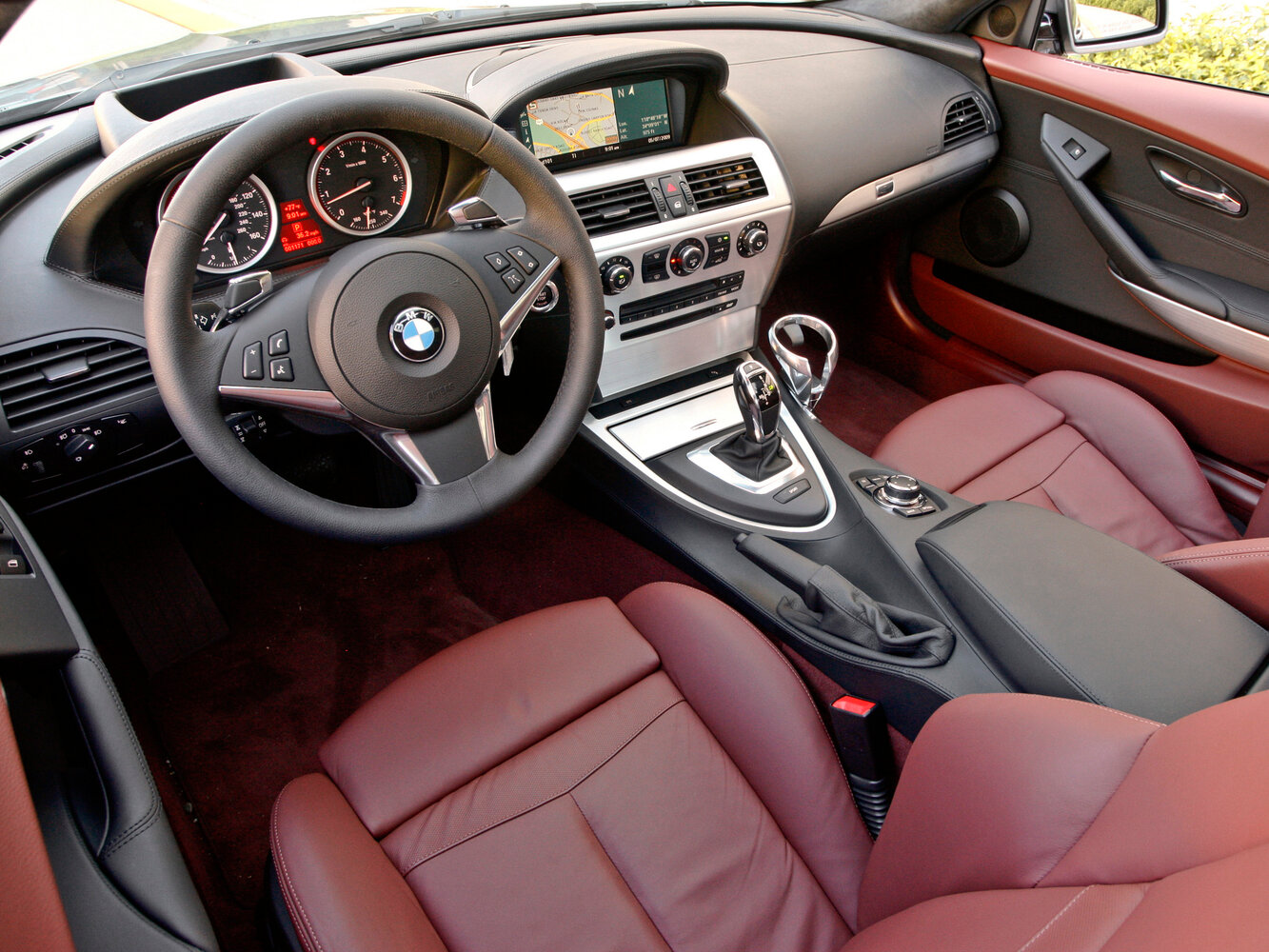 BMW 6 серии, II (E63/E64) Рестайлинг, 2007–2010, Купе: Передняя часть салона