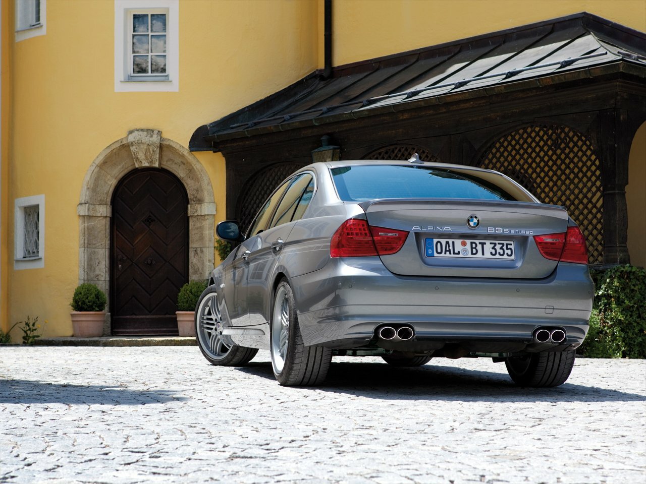 Alpina B3, E90/E92, 2007–2013, Седан: Вид сзади