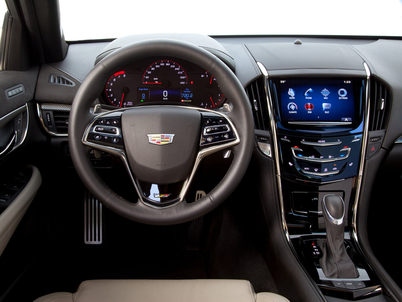 Cadillac ATS-V, , 2015–2019, Sedan: Dashboard