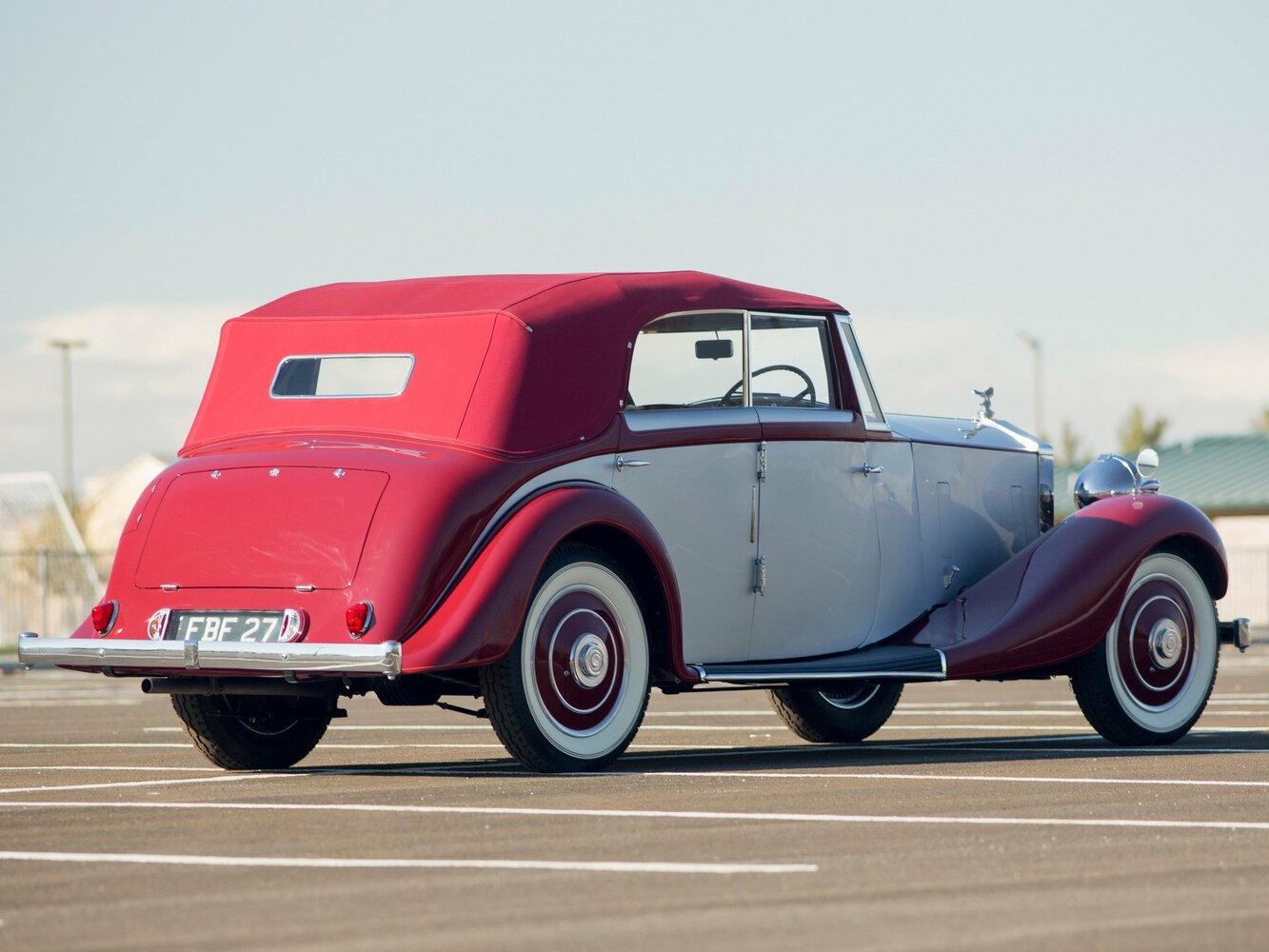 Rolls-Royce 20-25, I, 1929–1936, Кабриолет: Вид сзади в три четверти