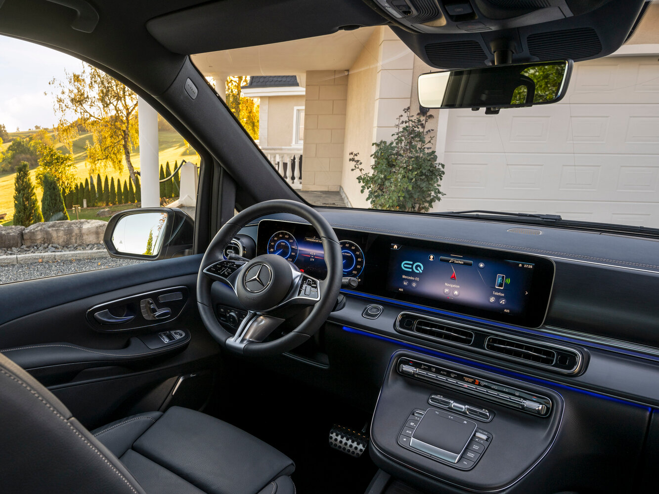 Mercedes-Benz V-Класс, III (W447) facelift 2, 2023–2026, Minivan Long: Front cabin