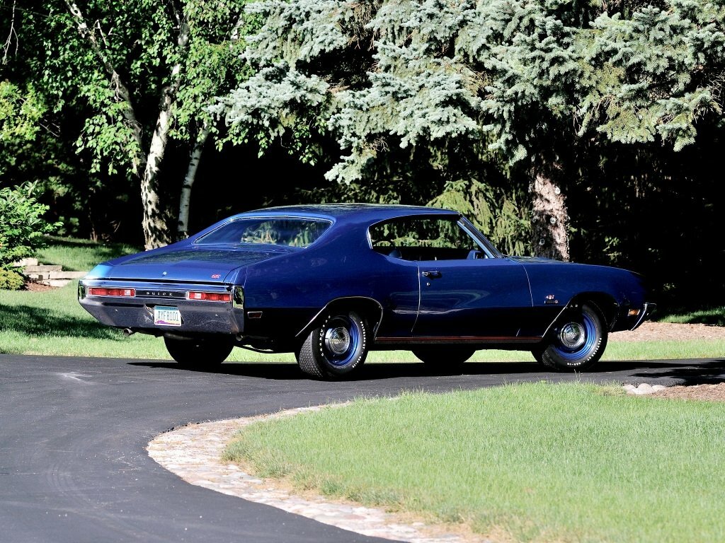 Buick GS, I, 1970–1972, Купе: Вид сзади в три четверти