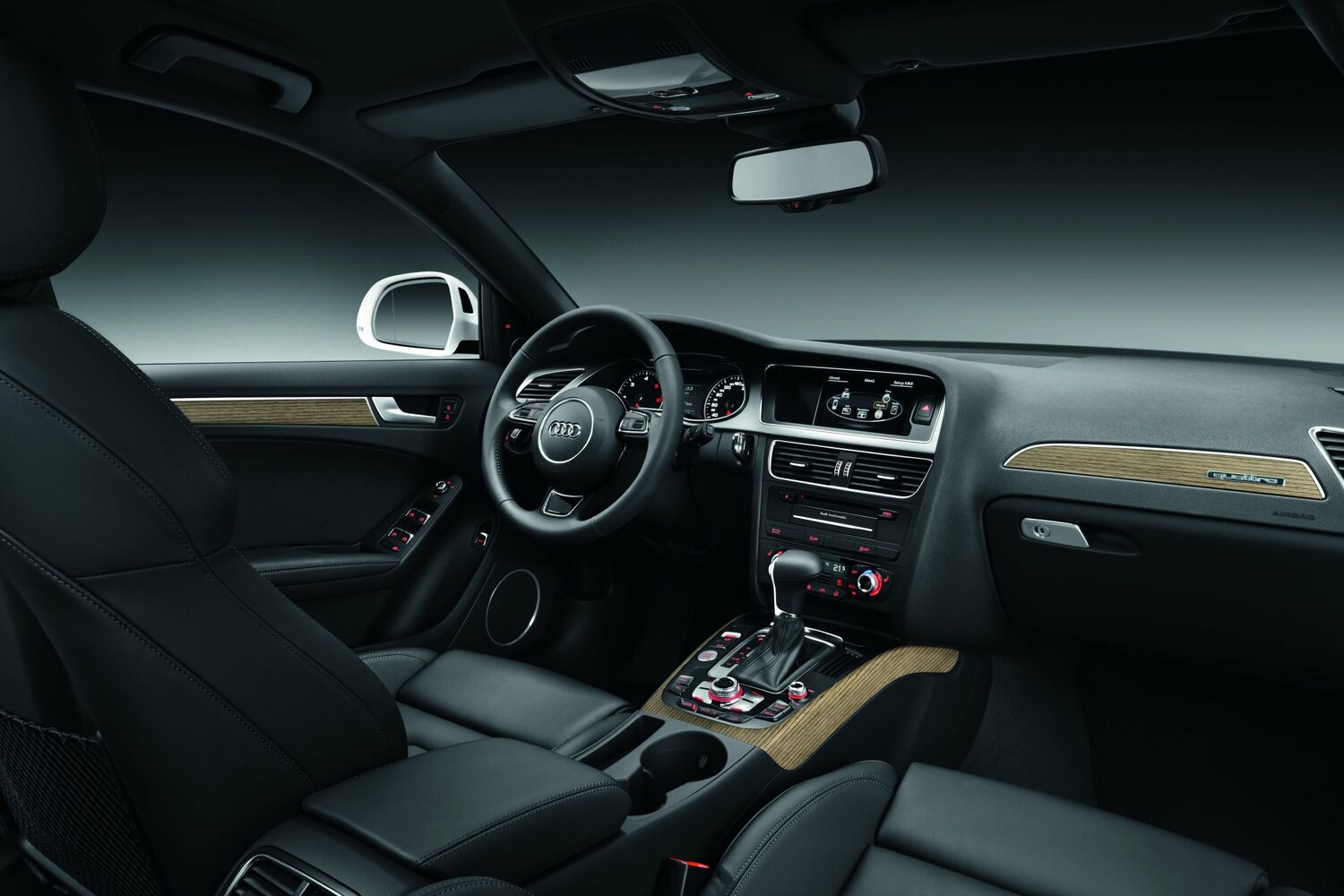 Audi A4 allroad, IV (B8) Рестайлинг, 2011–2016, Универсал 5 дв.: Передняя часть салона