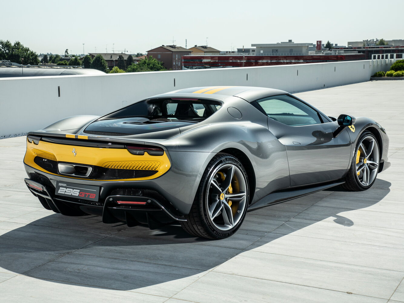 Ferrari 296, , 2021–2026, Coupe GTB: Rear three-quarter view