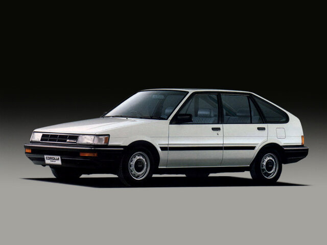 Toyota Corolla, 5 поколение, E80, рестайлинг, Хэтчбек 5 дв., Япония, 05.1985 - 04.1987: фото поколения 1