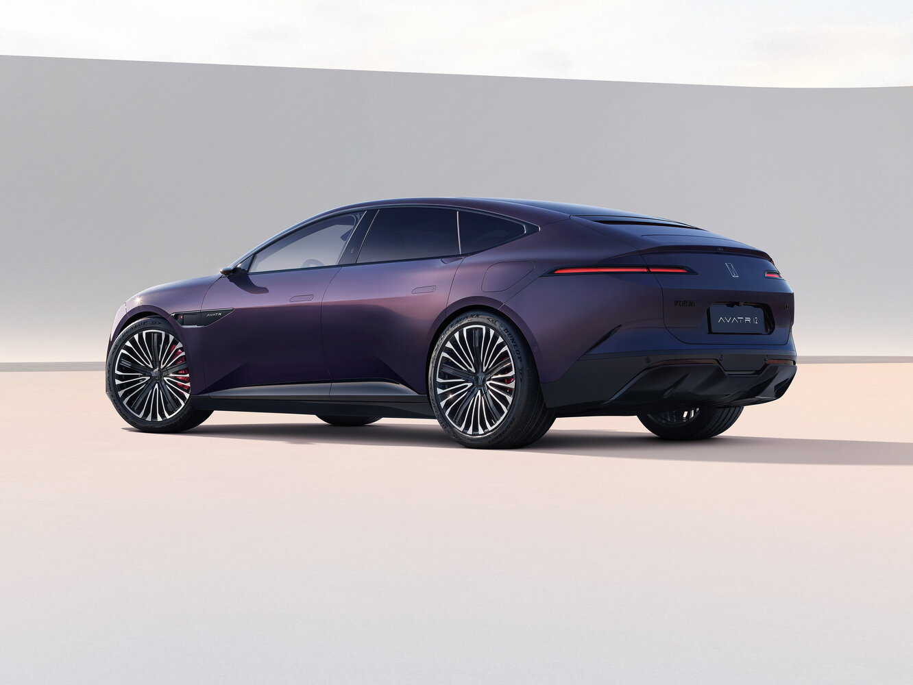 Avatr 12, , 2023–2026, Фастбек: Rear three-quarter view